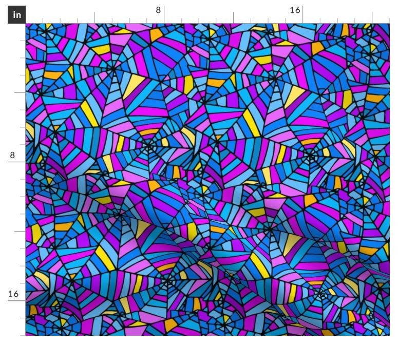 Wednesday Spiderweb Window