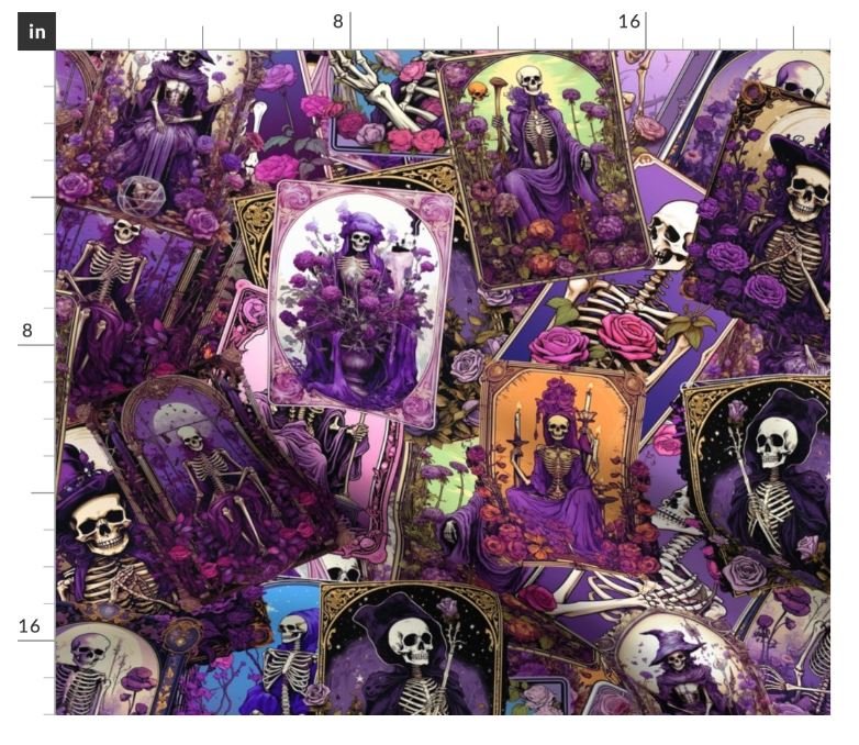 Top Stacked Skeleton Tarot 2 XL