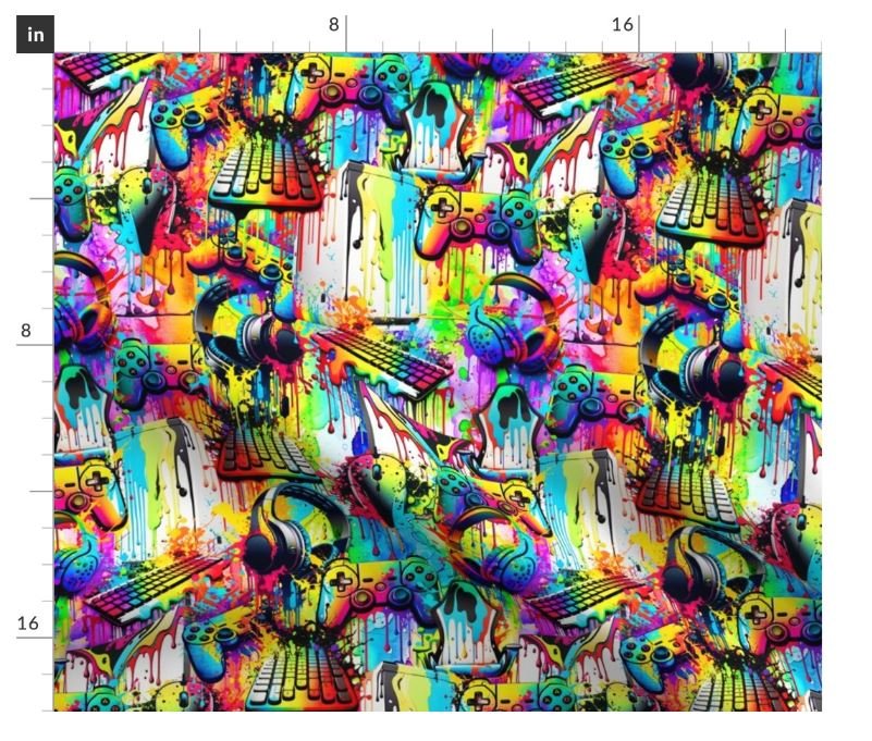 Gamer Splash 2 Close on Rainbow