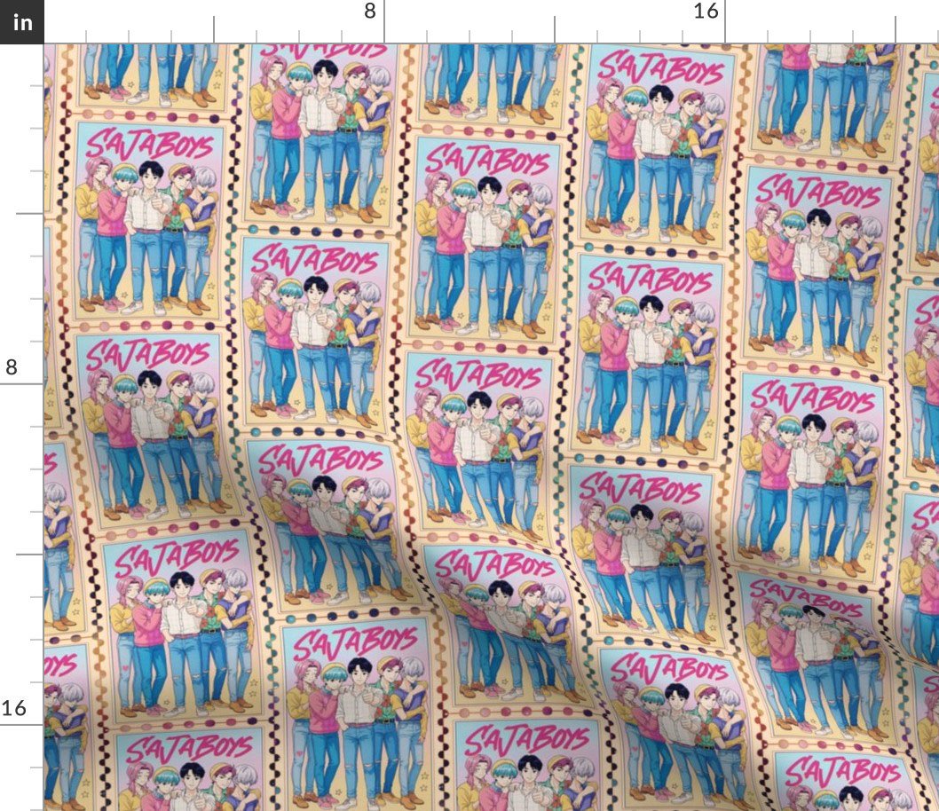 Saja Boys Stamp Vintage