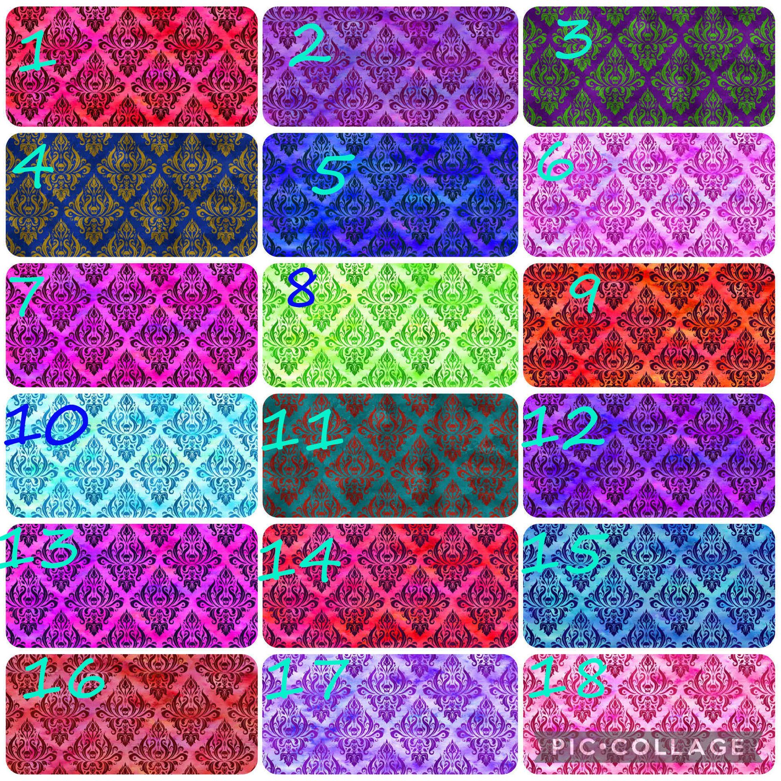 Skull Damask WCx2 Choices