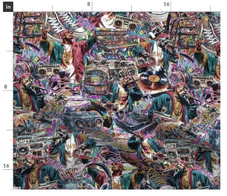 Tupad Graffiti Vintage Soft Colors