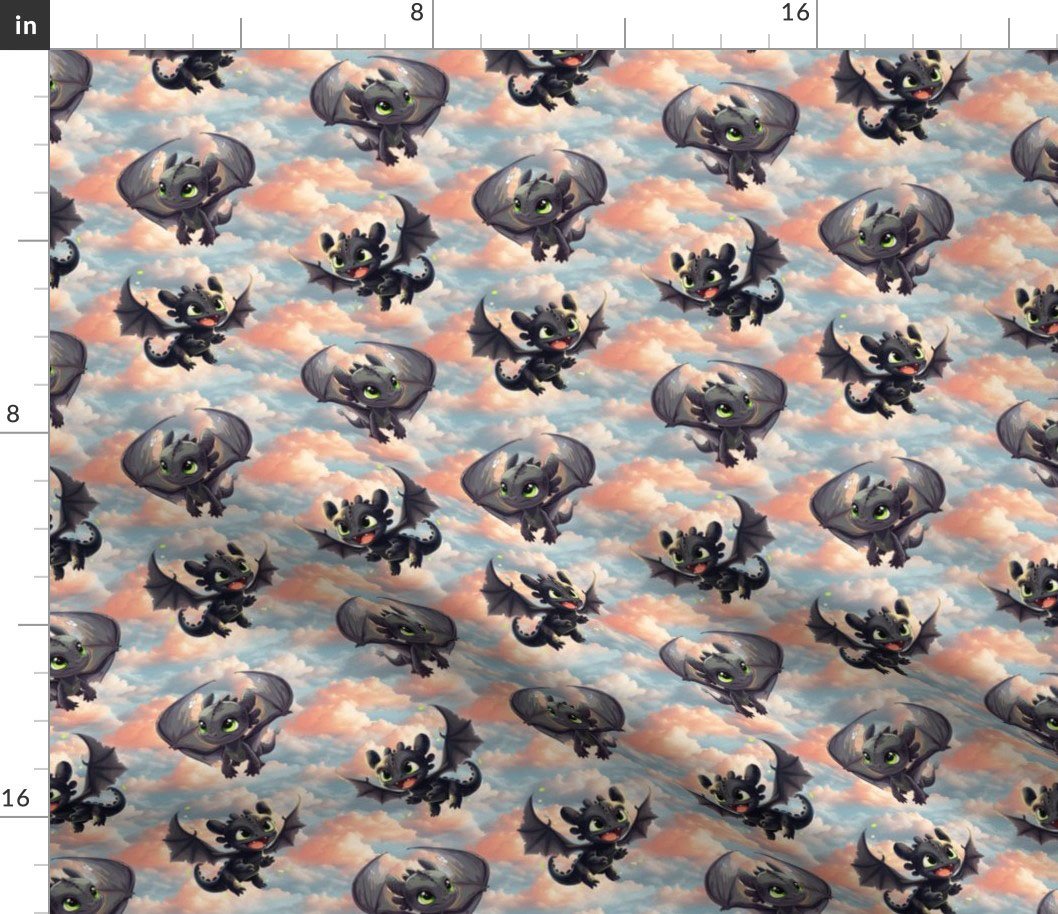 Baby Dragon FLying 3