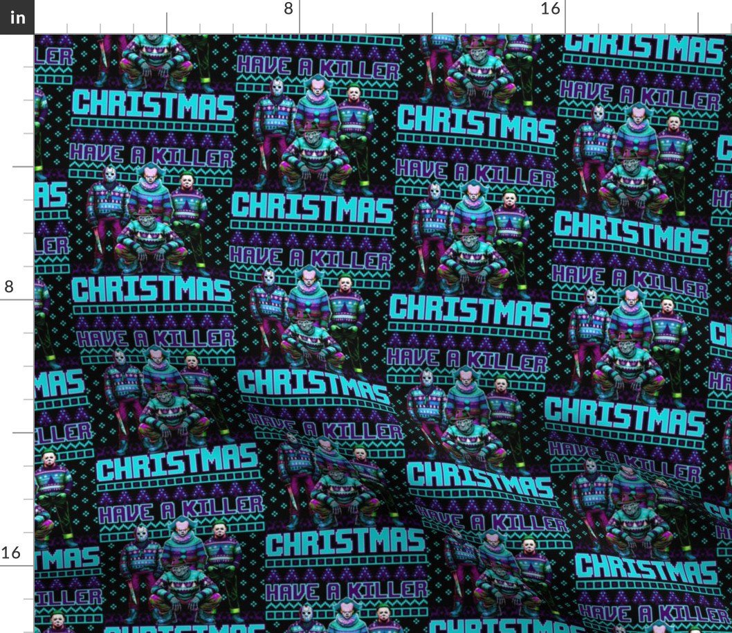 Horror Christmas 3 Turq REG