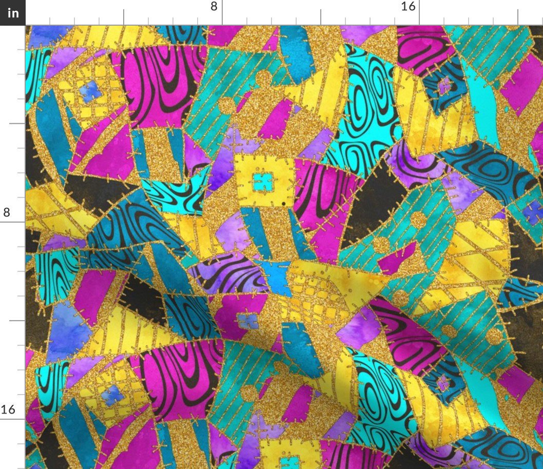 Ragdoll With Gold Glitter