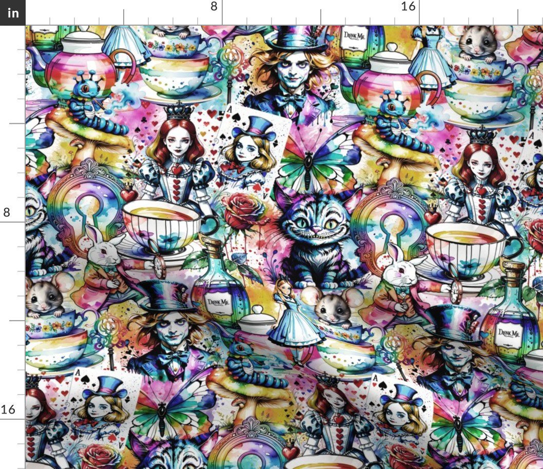 Wonderland Drip Light BKGD SC