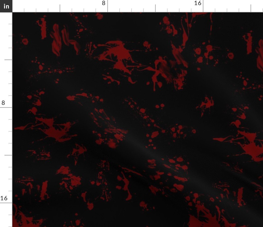 Blood Spatter And Swipes On Black