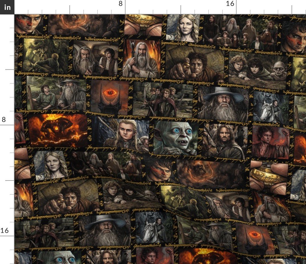 LOTR Coll Spaced 1 WO RINGS