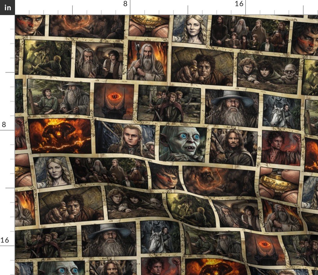 LOTR Coll Spaced 3 WO RINGS