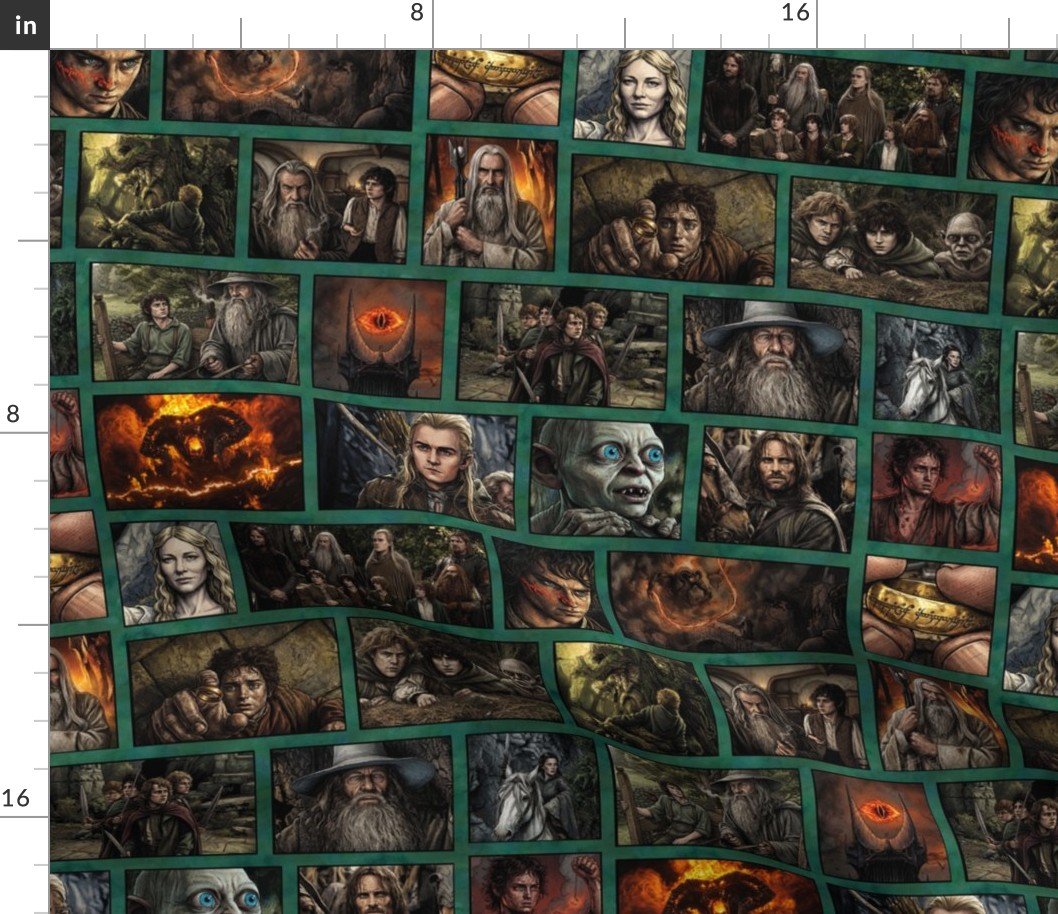 LOTR Coll Spaced 4 WO RINGS
