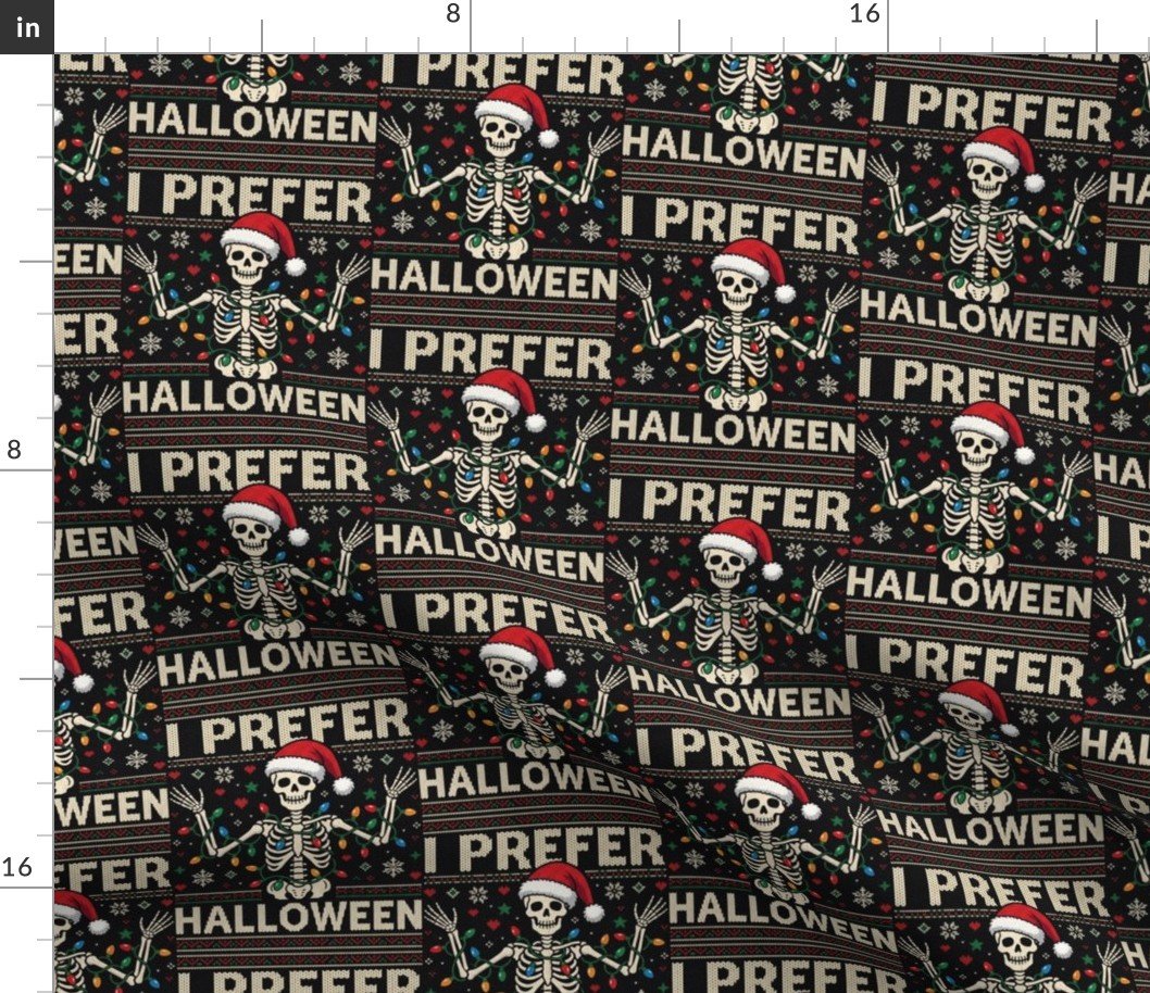 I Prefer Halloween Sweater 2