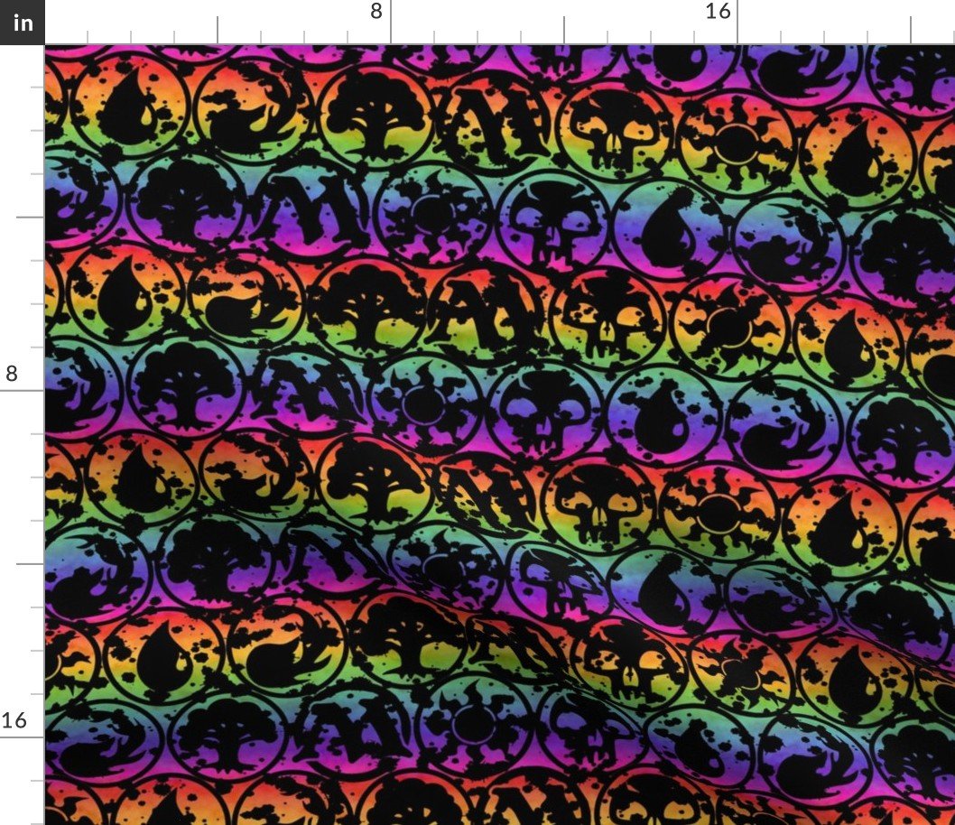 MtG Splatter Double Splatter Black On RB