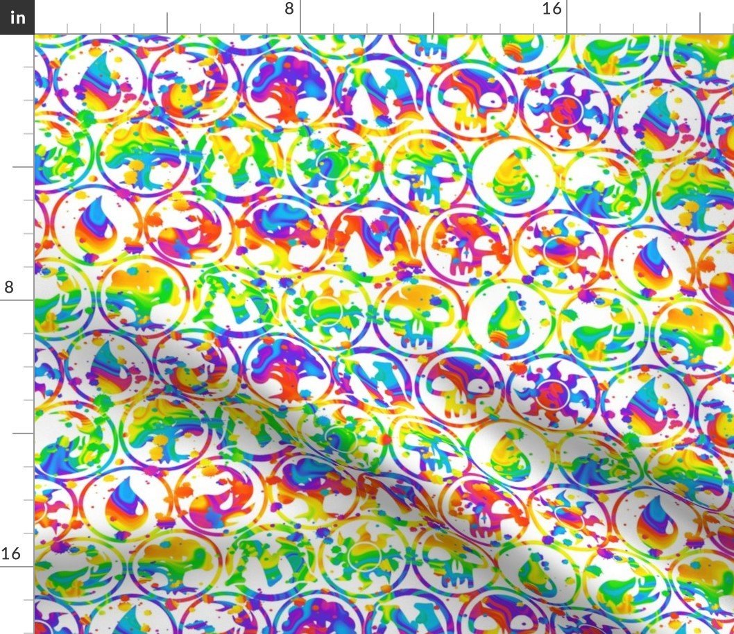 MtG Splatter Single Splatter RB White