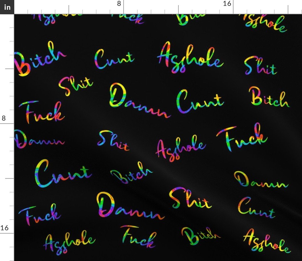 Short Swear Words Spaced 1