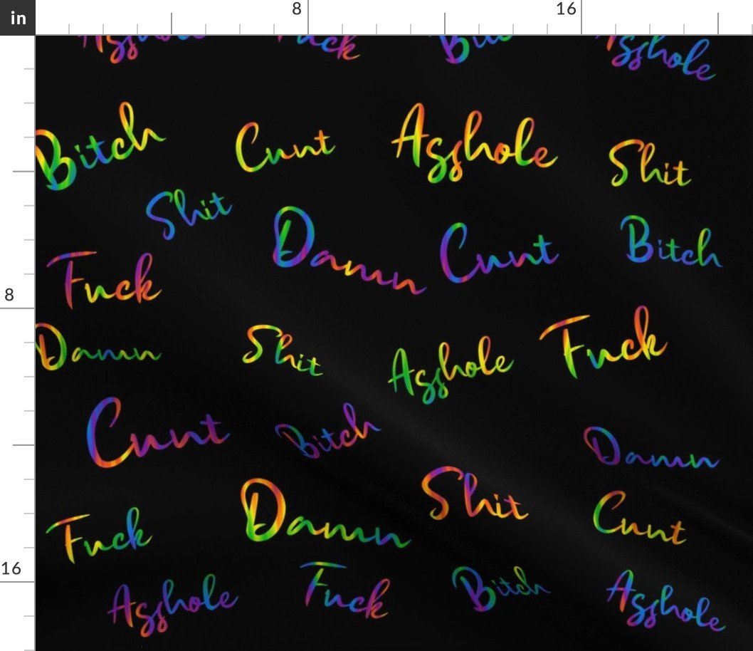 Short Swear Words Spaced 2