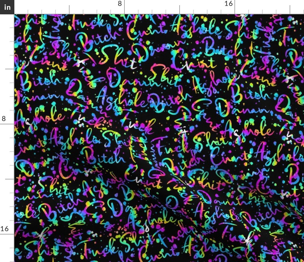 Swear Words Squished RB 3 Splatter